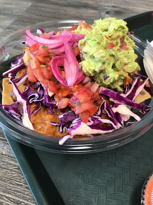 Nachos w/Soyrizo at Guacamaya Oasis in Downey