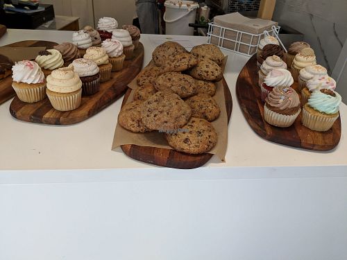 Baked goods at Vegan Bowls in Barcelona
