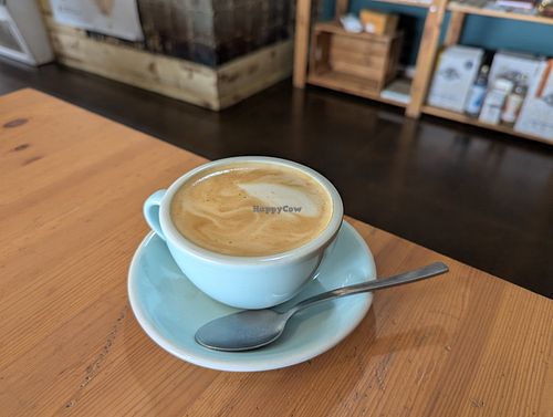 Oat flat white at Sonny Cafe in Inverleigh