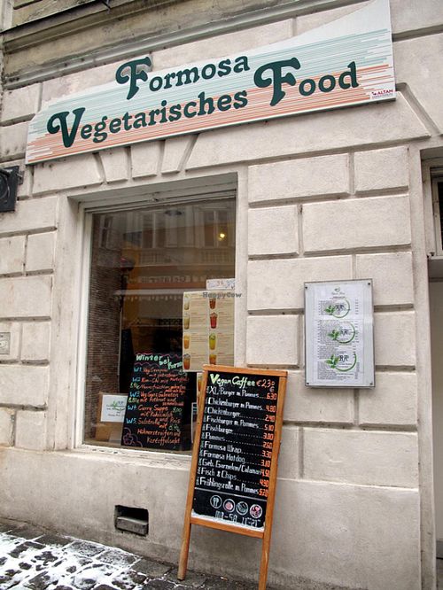 view from Barnabitengasse at Formosa Food in Vienna