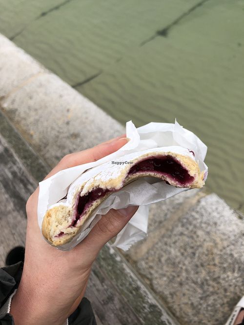 Apple and berry sweet pastry at The Yellow Canary in St Ives