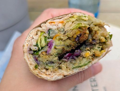 Vegan falafel wrap at Dean & David - Friedrichstr in Berlin
