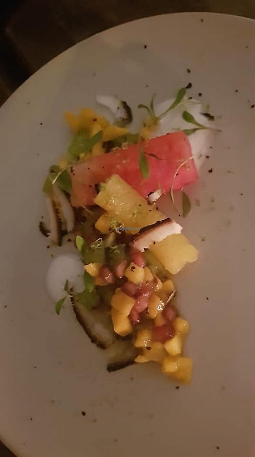 Exotic fruits salad at Table Metis in Paris