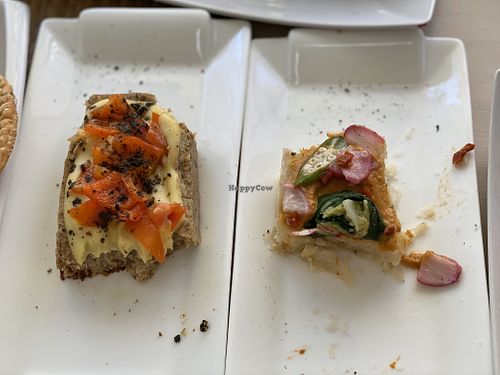 Mushroom/nut pate and yucca  at Camino al Sol in Havana