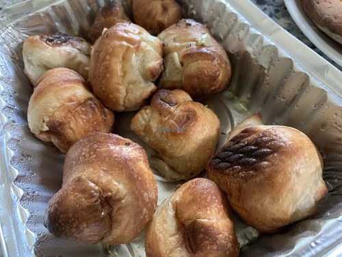 Garlic knots come with marinara  at Troy's Italian Kitchen in Arlington