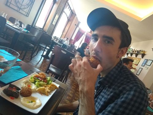 Hungry for change.  at Chez Bacchus in Lille