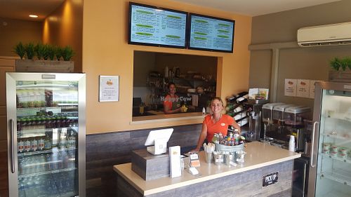 Inside at Harvest Cafe in Kihei