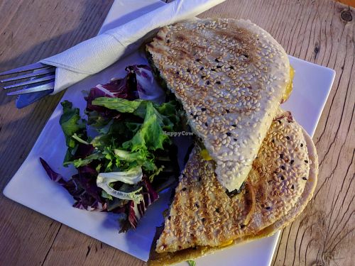 Cheese sandwich at Cadwaladers in Cardiff