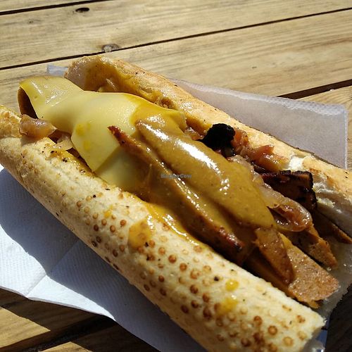 The 'meaty philicherse sub' at CousCups - Food Trailer in Brighton