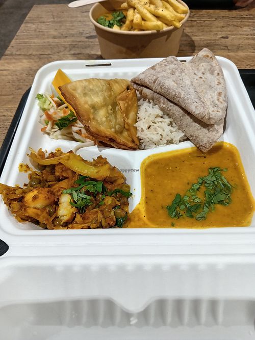 Vegan Thali at Manjit's Kitchen in Leeds