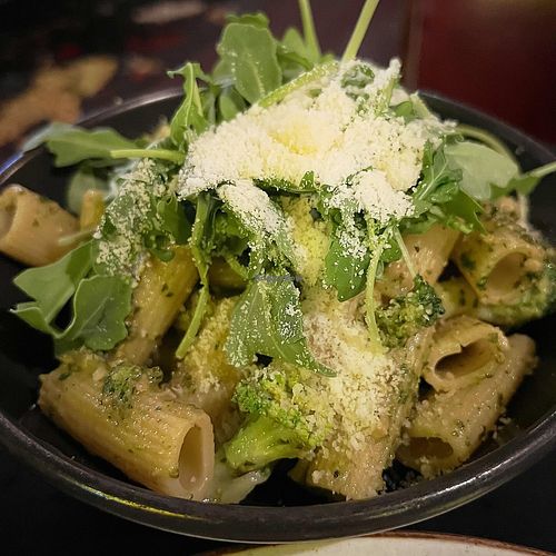 Creamy pesto  at The Moon in Northbridge