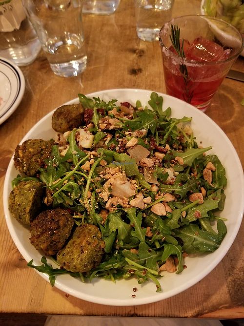 Roasted veggie salad at Next Door Eatery in Longmont