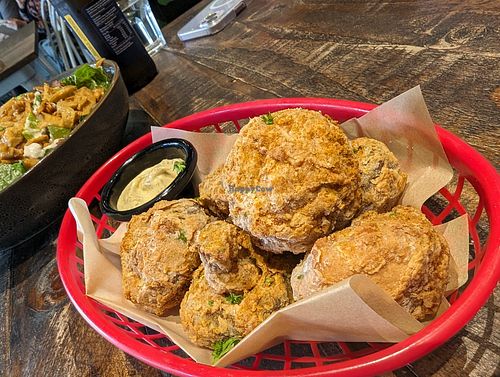 Fried mushrooms at Gorilla Kitchen in Auckland