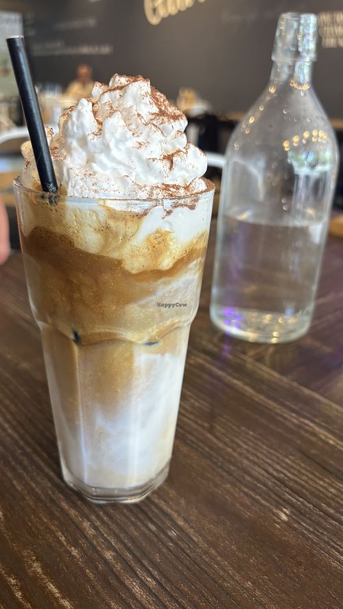 Iced coffeee  at Gorilla Kitchen in Auckland