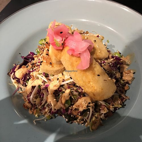 Tofu bowl at Gorilla Kitchen in Auckland