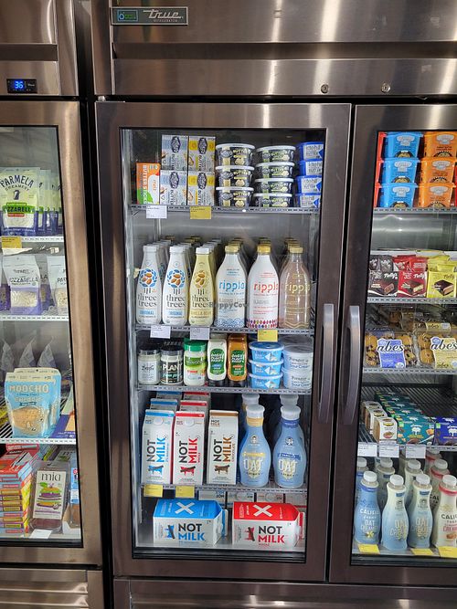 Vegan dairy at Vegan Popup By XMarket in Venice