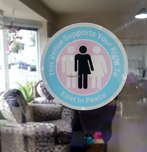 My trans policy is, everyone gets to choose their hair cut that's right for them, everyone gets to choose the loo that's right for them and I will be kind 😊  at Mitzi Gaunt Hair in Nottingham
