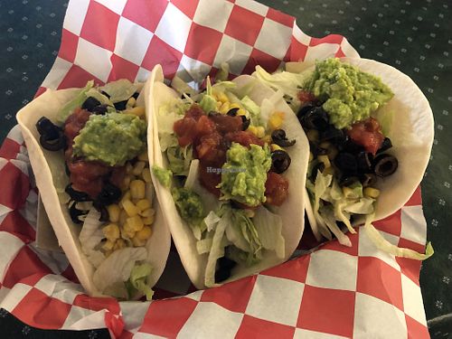 tacos at Amigo Daily Burrito  in Mackinac Island