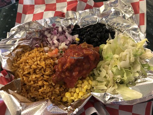 mexican bowl at Amigo Daily Burrito  in Mackinac Island