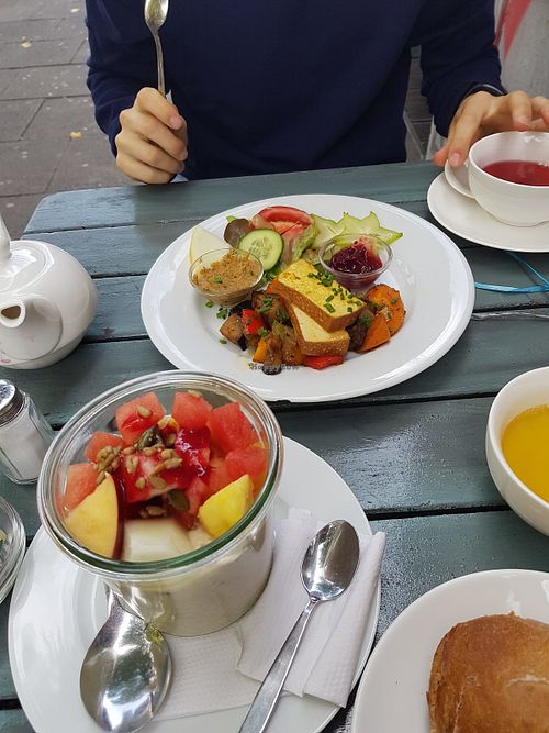 Vegan breakfast at Pauline in Hamburg