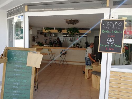 Avocado is meant to be a takeaway restaurant, but with the possibility to sit down and eat.  at Avocado Mallorca in Mallorca