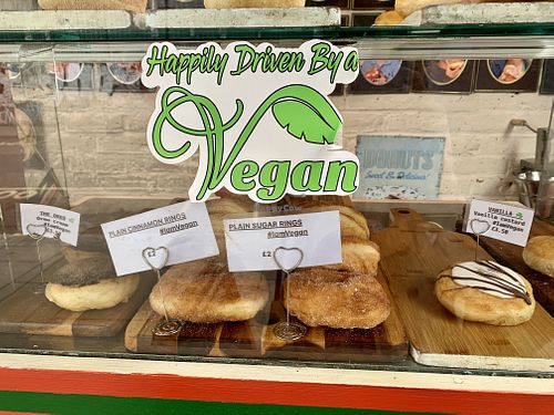 Vegan box at Happy Donuts in West London