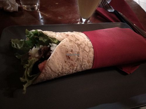 Vegan borito at Eby's in Florence