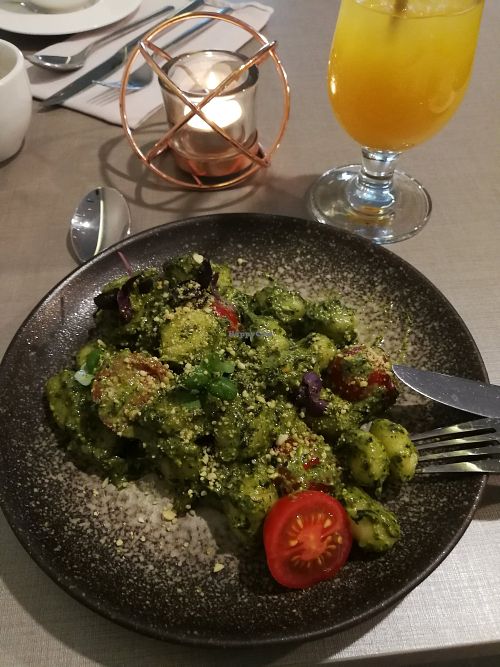 Gnocchi pesto at Cafe Forty One in West London