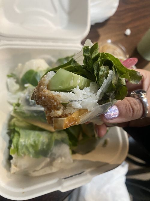 Yummy Crunch w/Cucumbers - Feels Like Summer During the Winter 🥶   at TNK Vegan Cafe in Modesto