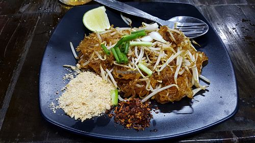 Pad Thai (vegetarian with no egg) at Wadee in Hpa-an