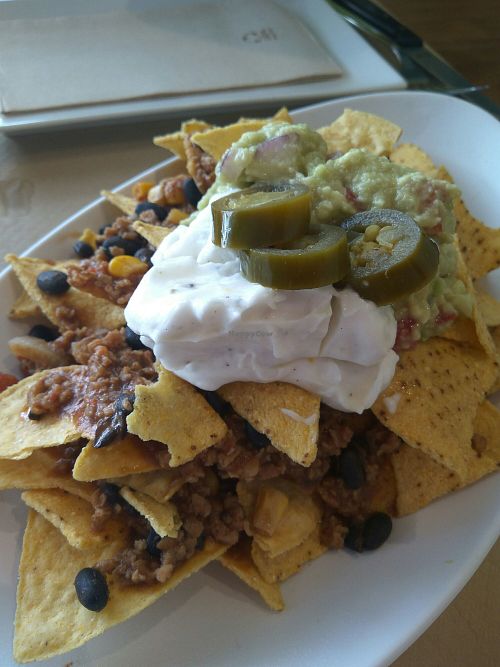 Chilaquines at La Huella Vegana - Las Rozas in Madrid