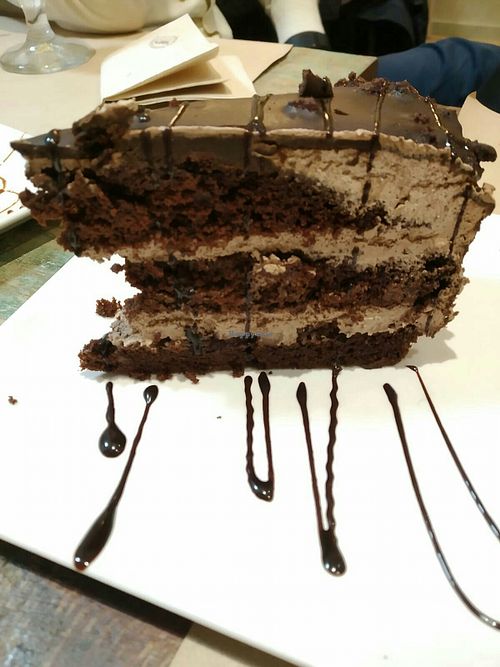 Pastelorro de chocolate at La Huella Vegana - Las Rozas in Madrid