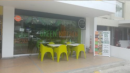 Outside at Green Kitchen in Cartagena