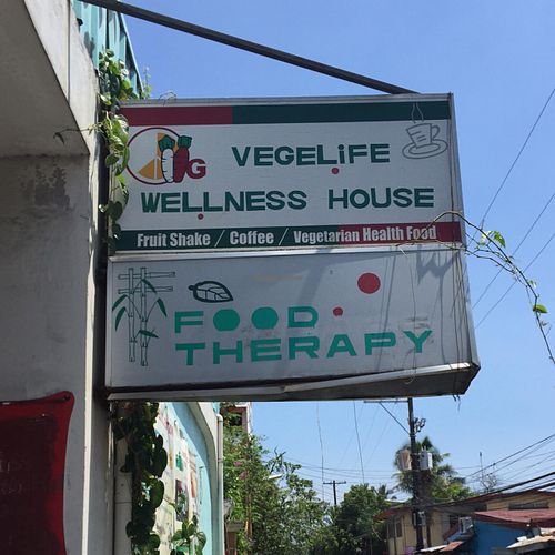 sign at Veggielife Wellness House in Olongapo City