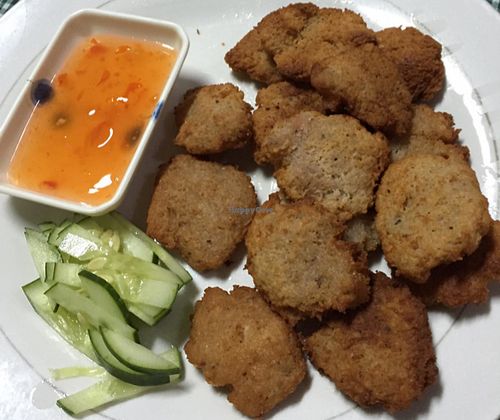 fried veggie nuggets at Veggielife Wellness House in Olongapo City