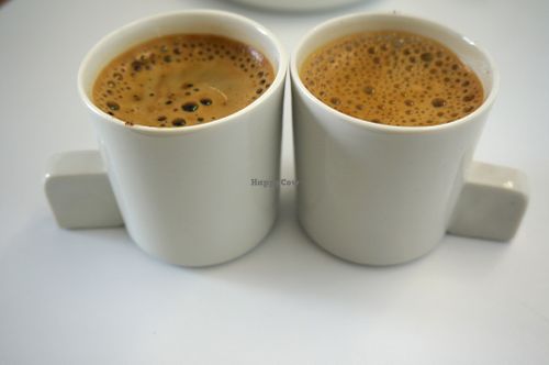 Espresso at Les Petites Patisseries in Paris