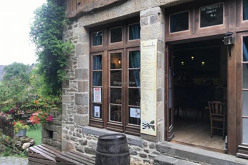 the restaurant at Harmonika in Dinan