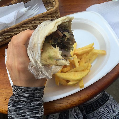 Mexican Style Burrito at Mr. MAD's in Montanita