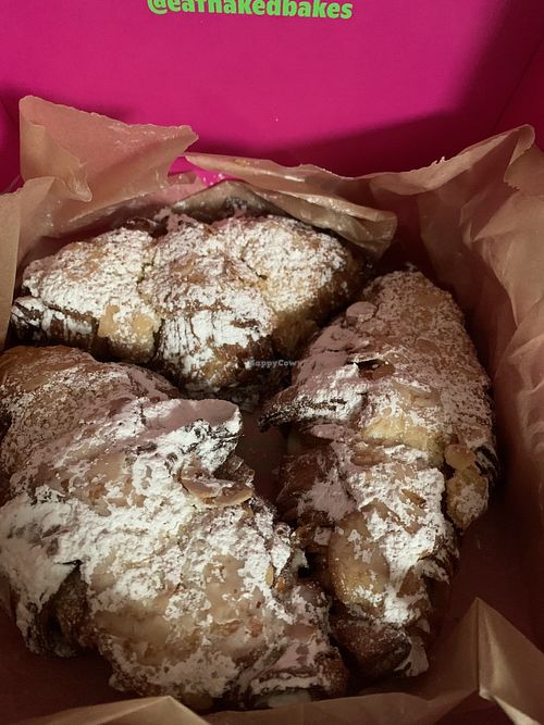 Almond croissants  at Naked Bakes Bakery in Dublin
