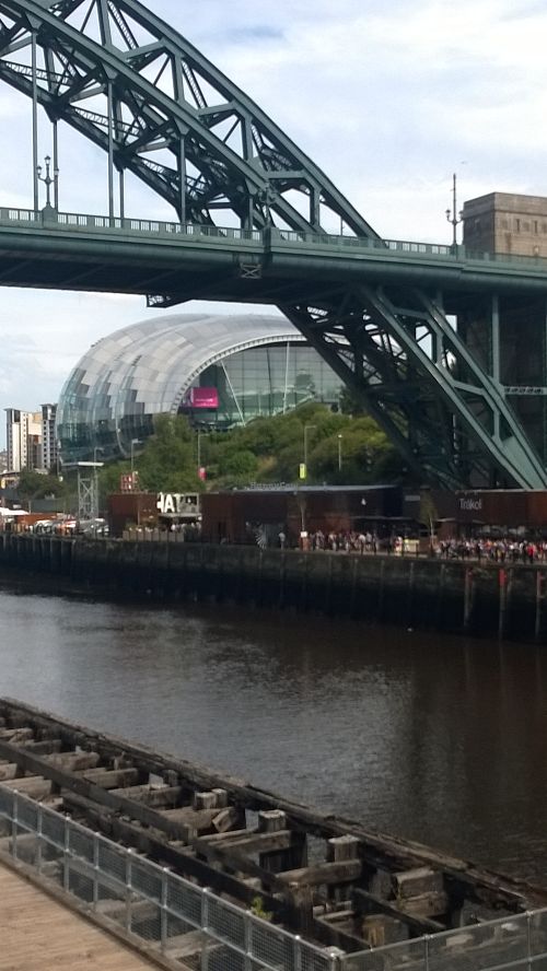 Hawkers market - view from the swing bridge at The Bait Box - Market Stall in Gateshead