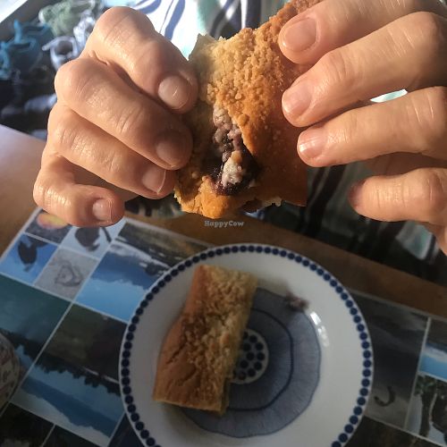 An enjoyable danish at Biggi's Organic Breads in Bangor