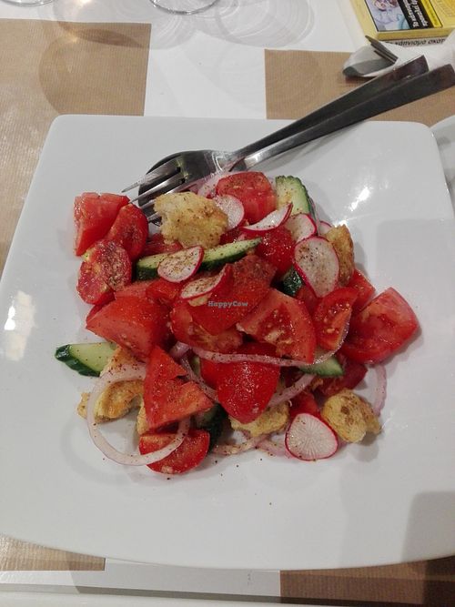 Lebanese salad at Marilion in Lefkada