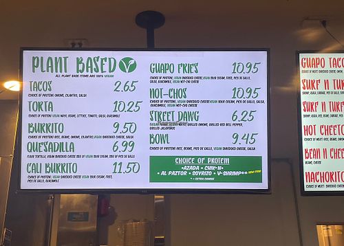 They have a full plant-based menu!!  #Veganuary at Guapo's Taco Shop in Bakersfield