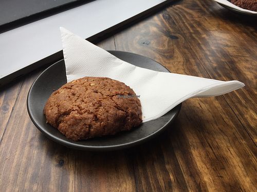 Macadamia and ginger cookie  at Bayano the Rebel in South Yarra