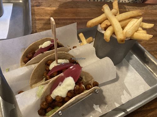 BBQ chickpea tacos   at So! Bar and Eats in Harrogate