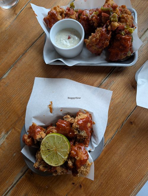 Mushroom and cauli wings at So! Bar and Eats in Knaresborough