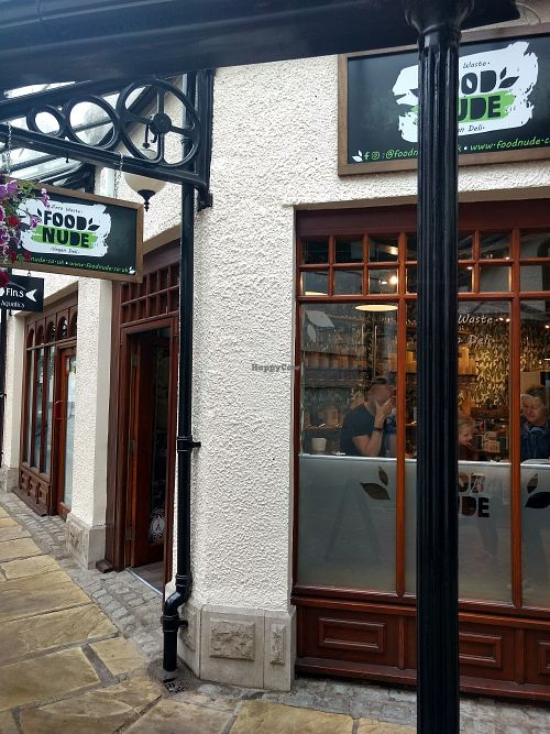 Outside at Foodnude in Kendal