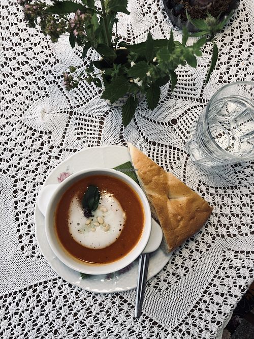 Kleine Tomatensuppe at Herr Karl in Graz