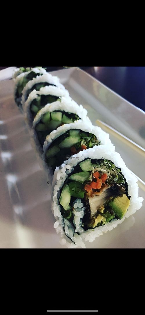 Portobello Veggie Sushi at Patio Sushi in San Luis