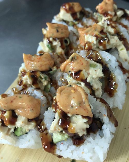 Tofu Chipotle roll  at Patio Sushi in San Luis